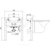 Инсталляция для биде Easy 503х420х80мм OLI 618547