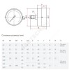 Манометр ТМ-310Т.00 осевой Дк63мм 0-0,6 МПа G1/4" Росма 00000006791