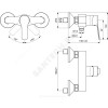 Смеситель для душа ENTELLA одноручный Ideal Standard BC235AA .