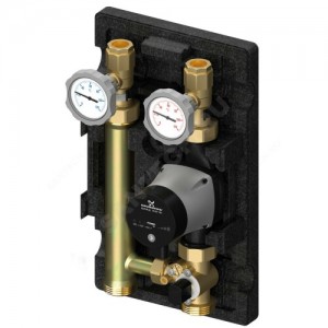 Группа насосная MK Ду 25 правая со смешением с насосом Grundfos UPM3 Hybrid 25-70 Meibes ME 66831.36