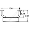 Опора для спины CONTOUR Ideal Standard S6481AC .
