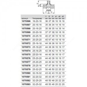 Тройник переходной МП латунь пресс Дн 25х25х16 S-PRESS PLUS Uponor 1070578 (1015025)