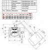 Клапан поплавковый прямой чугун RF3241 Ду 100 Ру16 фл поплавок сталь нерж в комплекте Тмакс=120 оС Tecofi RF3241-0100