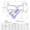 Фильтр магнитный сетчатый Y-образный чугун Ду 100 Ру16 Тмакс=150 oC фл ФСМ ЛМЗ