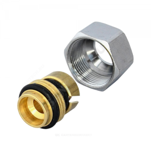 Переходник МП/PE-X латунь обжим Дн 14х2,0х16 Ру10 R179AM Giacomini R179MX012