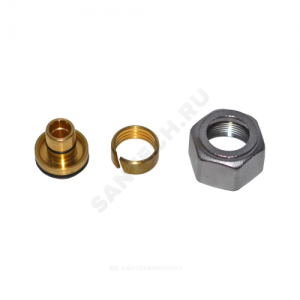 Переходник МП/PE-X латунь обжим Дн 14х2,0х16 Ру10 R179AM Giacomini R179MX012