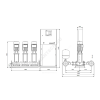 Установка повышения давления Hydro MPC-E 3 CRE10-1 Grundfos 98423323