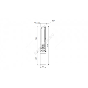 Насос скважинный SP11-20N 3х380-415В/50 Гц Grundfos 98809296