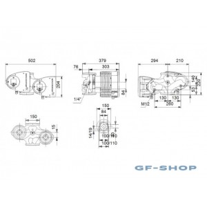 Насос циркуляционный Grundfos MAGNA3 D 40-80 F