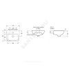 Умывальник подвесной CONTOUR 37 Ideal Standard S212201 .