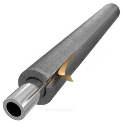 Трубка SUPER SK 42/40 L=2м Тмакс=95°C самоклеящаяся серая Energoflex EFXT042402SUSK