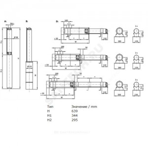 Насос скважинный TWU 4-0409-C с пусковой коробкой 1х230В/50 Гц Wilo 2786614