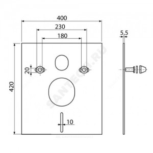 Комплект звукоизоляционный для инсталляции Alca Plast M930