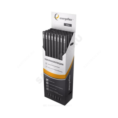 Трубка вспененный полиэтилен SUPER 15/9 L=1,2м Тмакс=95°C серый Energoflex EFXT015091/2SU