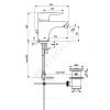 Смеситель для биде CERAPLAN III одноручный Ideal Standard B0713AA