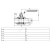 Кран шаровой сталь X3444B Ду 80 Ру25 п/привар Danfoss 149B6061B