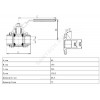 Кран шаровой сталь X3444B Ду 80 Ру25 п/привар Danfoss 149B6061B
