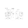 Насос циркуляционный с мокрым ротором UPS 25-60 A PN10 1х230В/50 Гц Grundfos 96281491