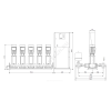 Установка повышения давления Hydro MPC-E 5 CRE15-1 Grundfos 98439419