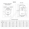 Водонагреватель электрический накопительный 100 л 2 кВт Nova 100 V THERMEX ЭдЭБ00264