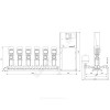 Установка повышения давления Hydro MPC-S 6 CR64-1 Grundfos 95044905