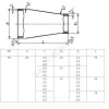 Переход сталь концентрический Дн 133х10,0-108х9,0 (Ду 125х100) бесшовный ГОСТ 17378-2001