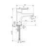 Смеситель для умывальника серия UNO одноручный Vidima B2010AA .