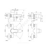 Смеситель для ванны с душем Vito одноручный Ideal Standard B0412AA .