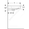 Умывальник мебельный Smyle Square 90 белый Geberit 500.251.01.1