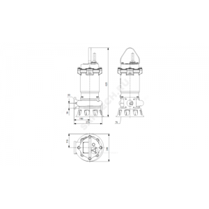 Насос дренажный DPK.15.80.37.5.0D Grundfos 96884114