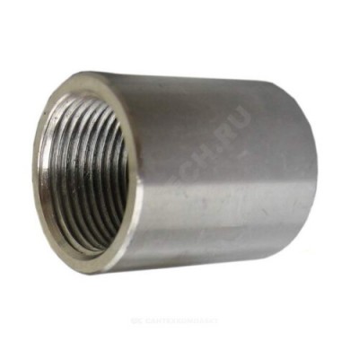 Муфта сталь оц Ду 65 (2 1/2") ВР с фаской Китай