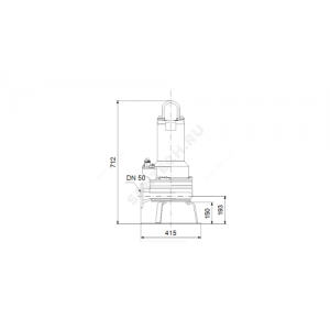 Насос канализационный APG.50.92.3 с режущим механизмом Grundfos 96835731