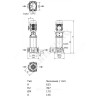 Насос многоступенчатый вертикальный HELIX FIRST V 403-5/16/E/S/400-50 PN16 3х400В/50 Гц Wilo 4201076