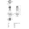 Насос многоступенчатый вертикальный HELIX FIRST V 403-5/16/E/S/400-50 PN16 3х400В/50 Гц Wilo 4201076