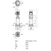 Насос многоступенчатый вертикальный HELIX FIRST V 403-5/16/E/S/400-50 PN16 3х400В/50 Гц Wilo 4201076