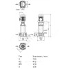 Насос многоступенчатый вертикальный HELIX FIRST V 403-5/16/E/S/400-50 PN16 3х400В/50 Гц Wilo 4201076