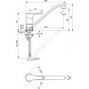 Смеситель для кухонной мойки ALPHA одноручный Ideal Standard BC490AA