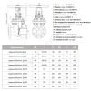 Задвижка клиновая нерж 30нж15нж Ду 150 Ру40 фл МЗТА