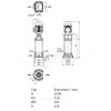 Насос многоступенчатый вертикальный HELIX FIRST V 616-5/25/E/KS/400-50 PN25 3х400В/50 Гц Wilo 4201164