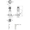 Насос многоступенчатый вертикальный HELIX FIRST V 616-5/25/E/KS/400-50 PN25 3х400В/50 Гц Wilo 4201164