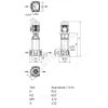 Насос многоступенчатый вертикальный HELIX FIRST V 616-5/25/E/KS/400-50 PN25 3х400В/50 Гц Wilo 4201164
