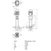 Насос многоступенчатый вертикальный HELIX FIRST V 616-5/25/E/KS/400-50 PN25 3х400В/50 Гц Wilo 4201164