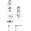 Насос многоступенчатый вертикальный HELIX FIRST V 616-5/25/E/KS/400-50 PN25 3х400В/50 Гц Wilo 4201164
