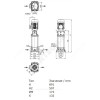 Насос многоступенчатый вертикальный HELIX FIRST V 616-5/25/E/KS/400-50 PN25 3х400В/50 Гц Wilo 4201164