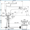 Смеситель для биде серия SESIA одноручный Ideal Standard BC206AA