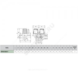 Насос циркуляционный с мокрым ротором DMH 60/280.50 T DAB 505933622