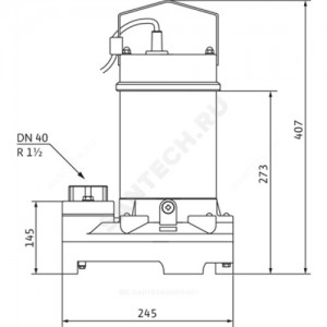 Насос дренажный TS 40/10-A 1х230 Wilo 2063926