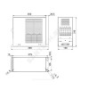 Фильтр выходной для преобразователя частоты синусный 0.55 кВт Grundfos 96754941