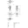Насос многоступенчатый вертикальный HELIX V 412-1/16/E/S/400-50 PN16 3х400В/50 Гц Wilo 4201390