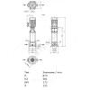 Насос многоступенчатый вертикальный HELIX V 412-1/16/E/S/400-50 PN16 3х400В/50 Гц Wilo 4201390